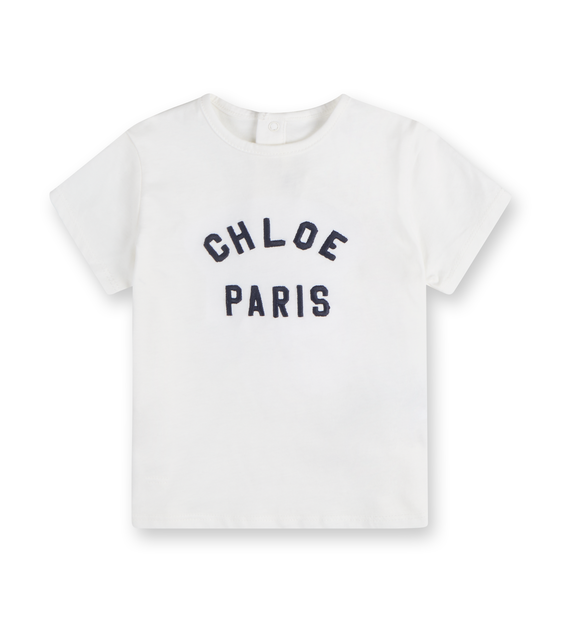 Logo-Embroidered T-shirt White