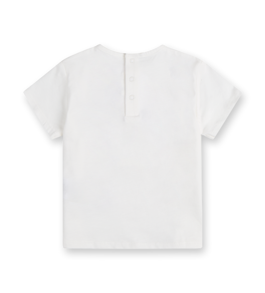 Logo-Embroidered T-shirt White