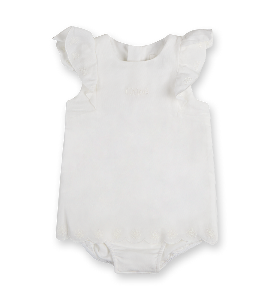 Baby Short & Tunic Set White