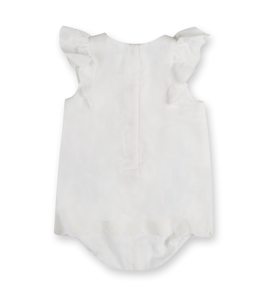 Baby Short & Tunic Set White