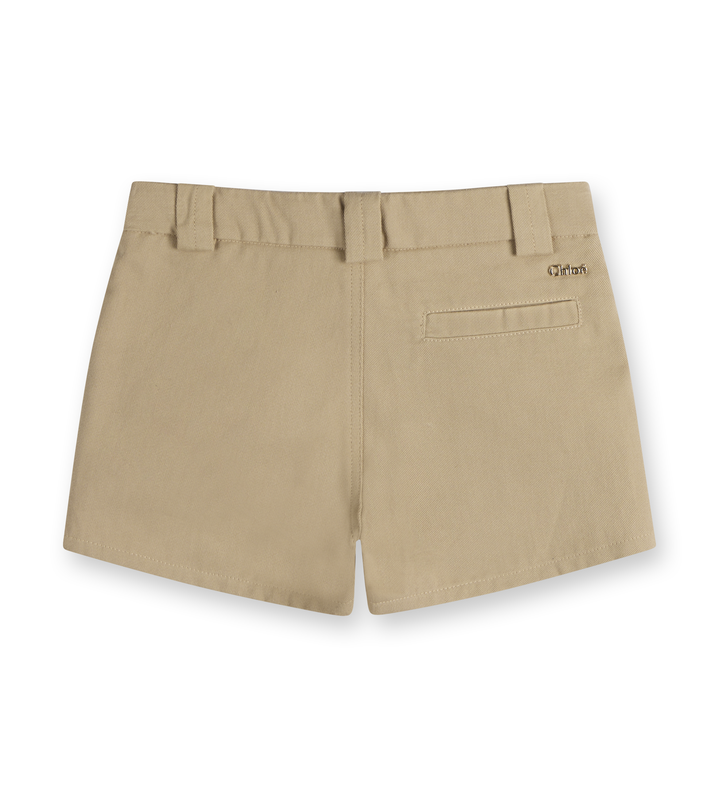 Twill Pocket Shorts Beige