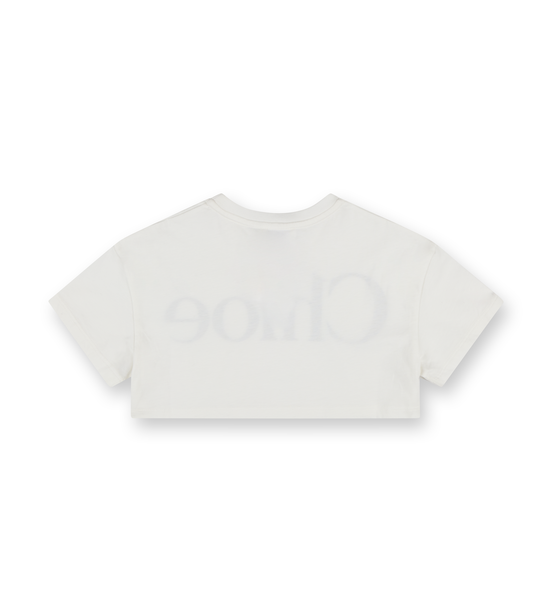 Logo-print Cropped T-shirt White