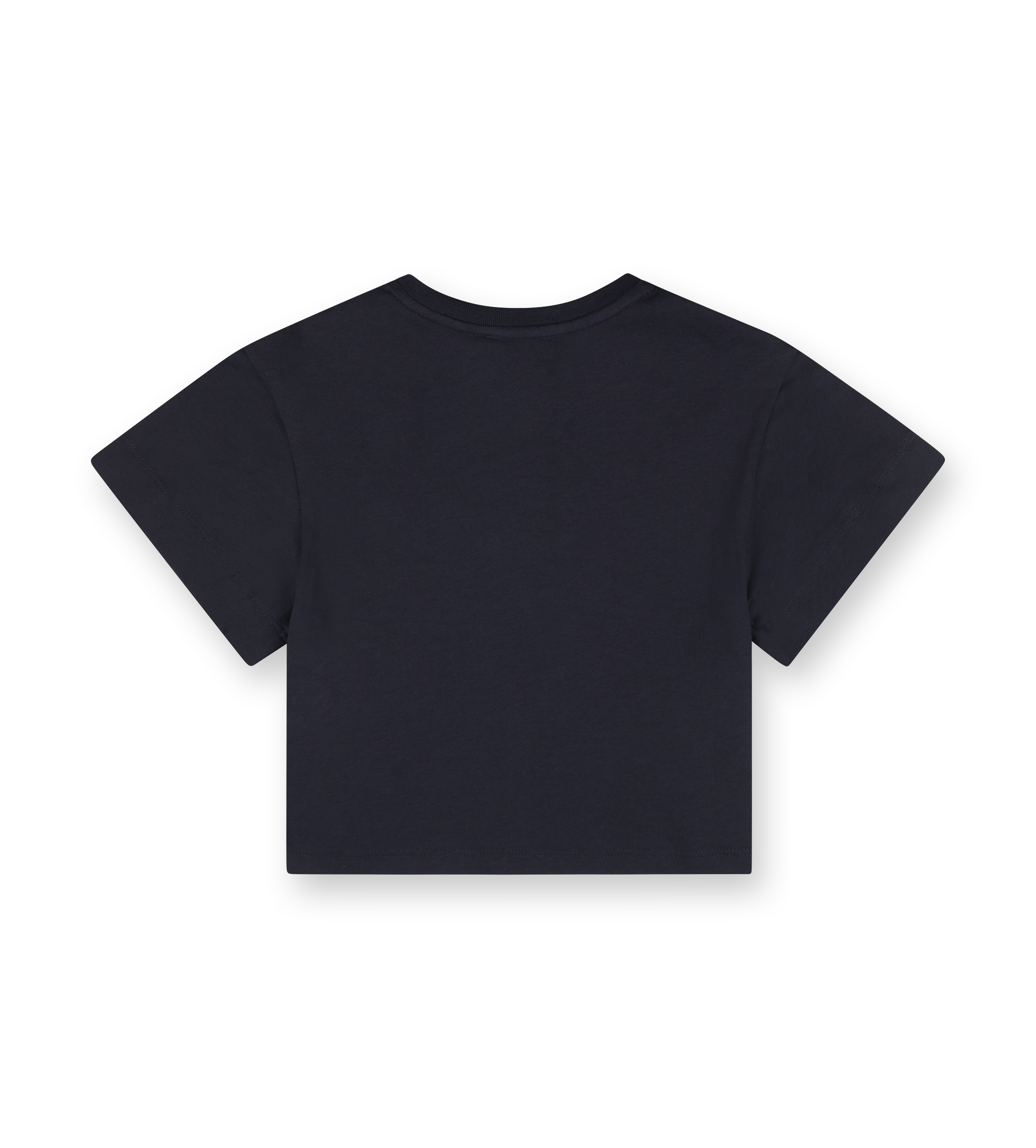 Logo-Embroidered T-shirt Navy Blue