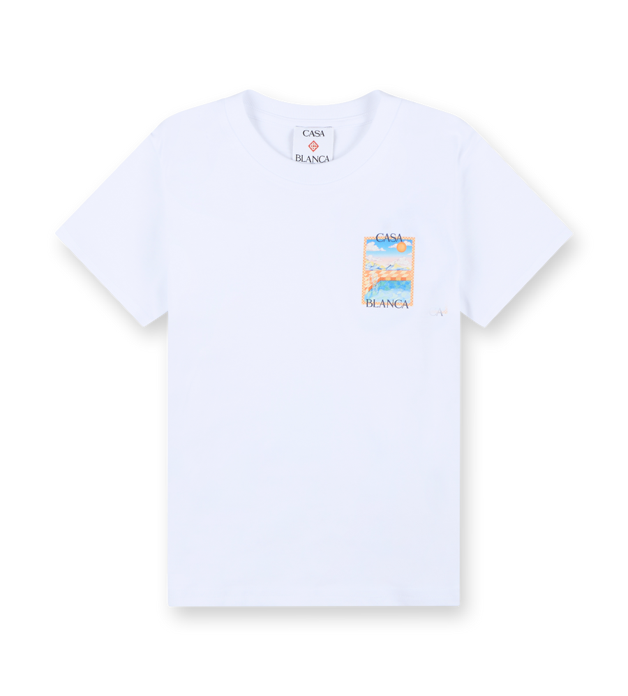 Surreal Pool T-shirt White