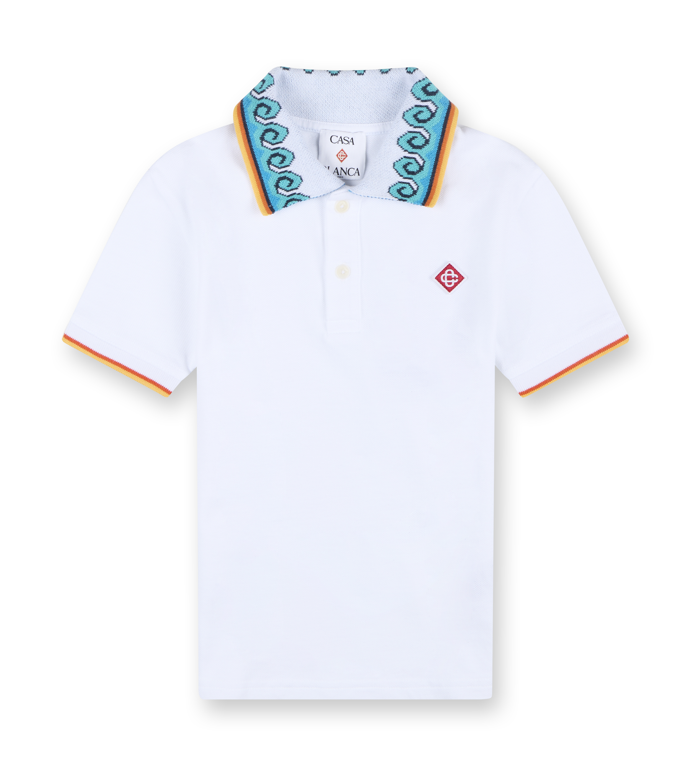 Greco Wave Polo White