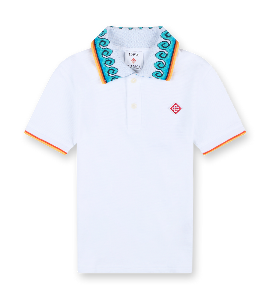 Greco Wave Polo White