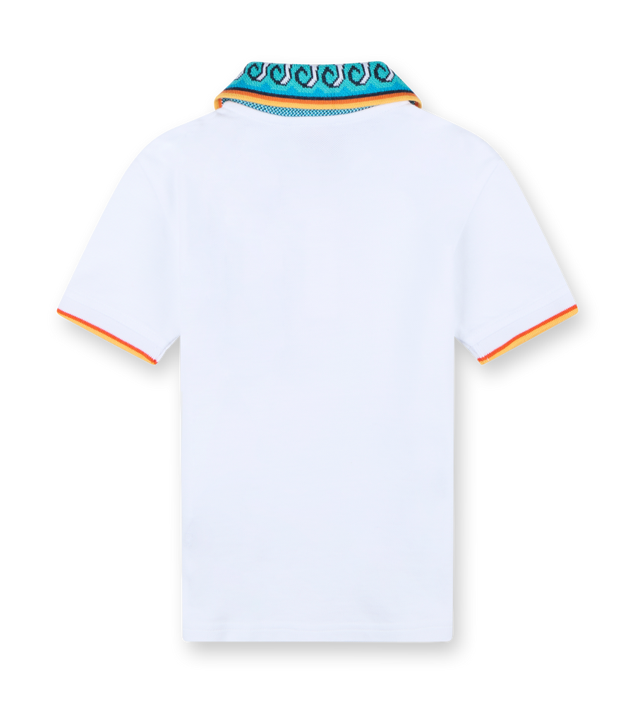 Greco Wave Polo White