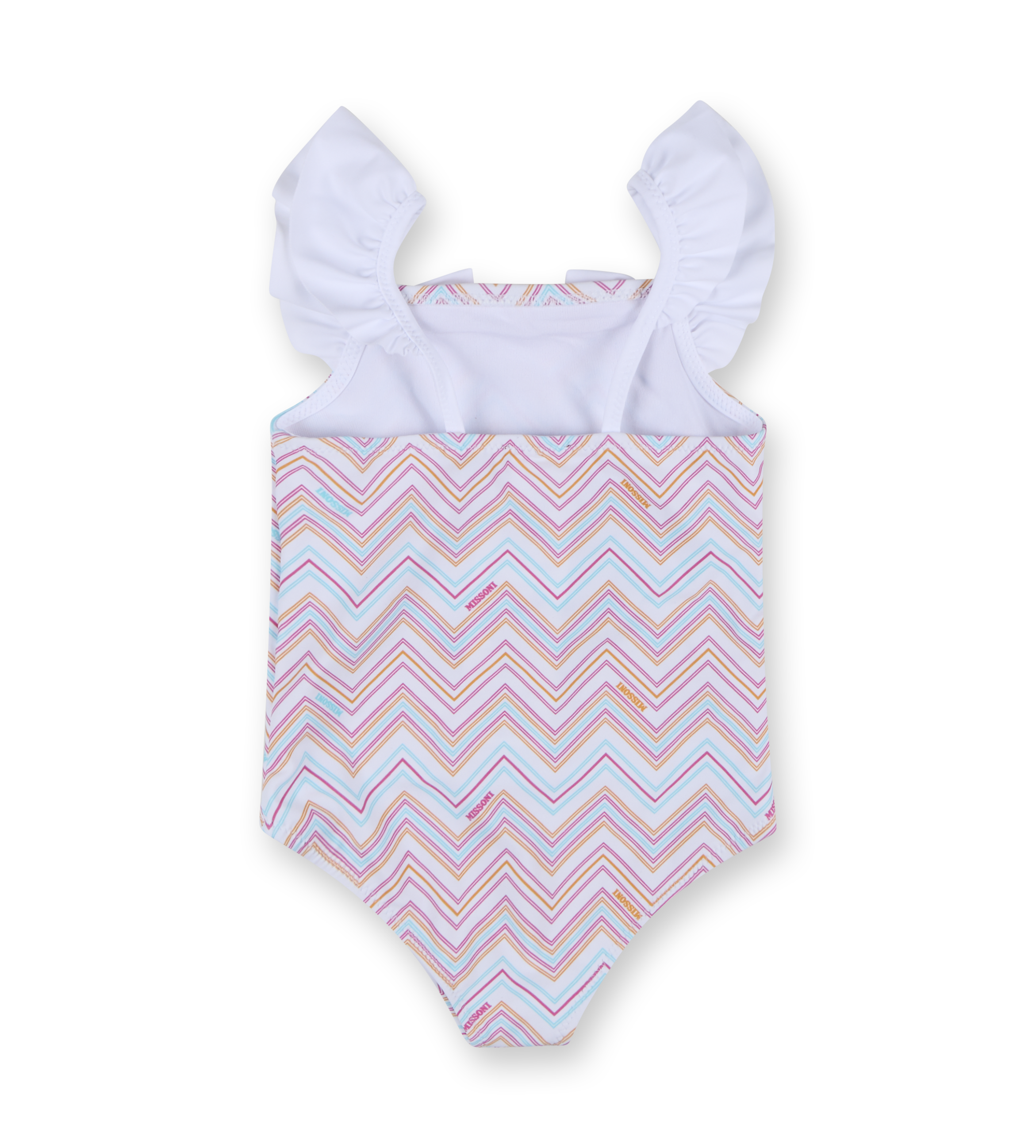 Swim Suit White/Pink