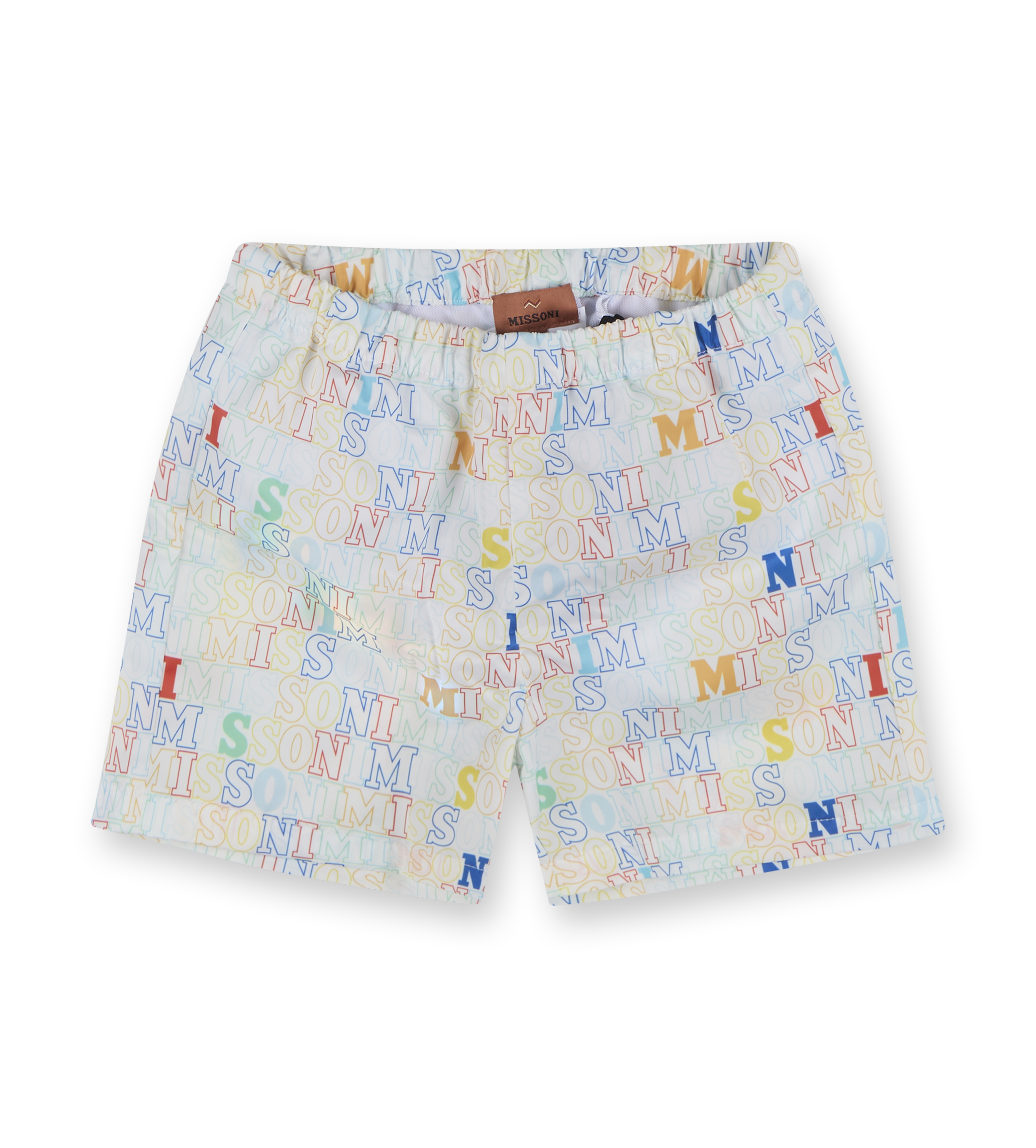 Baby Swimshorts White/Colourful