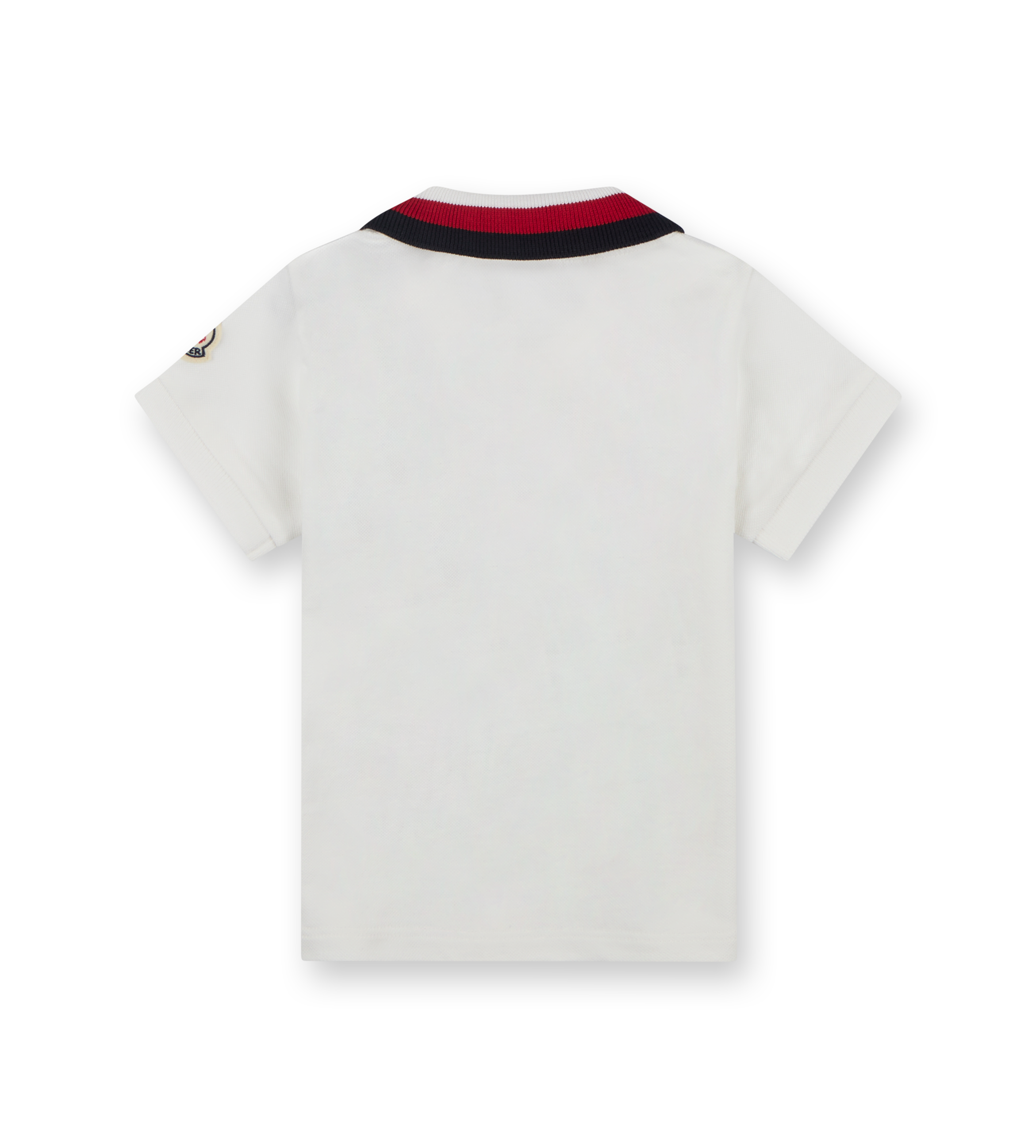 Embroidered Logo Polo Shirt White