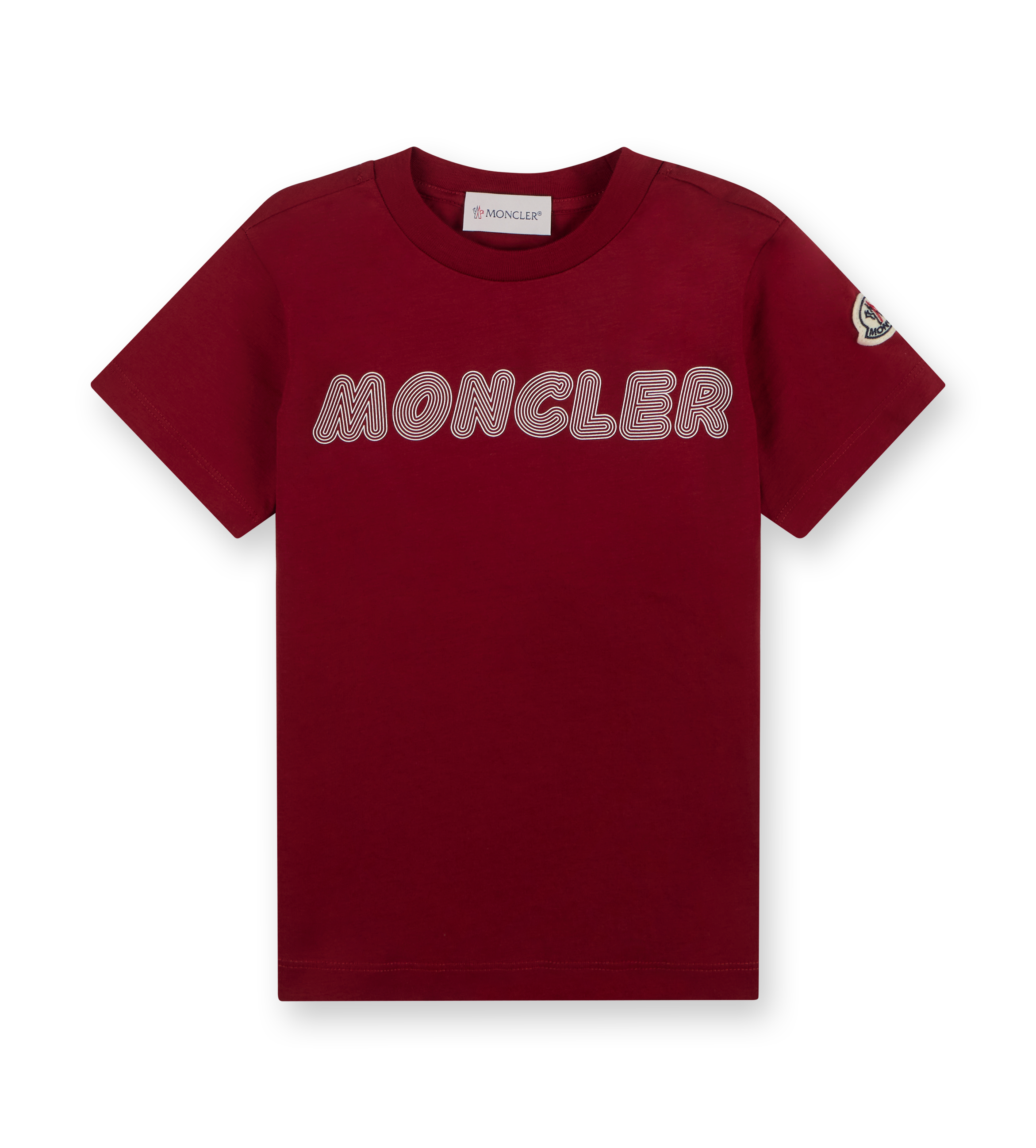 Optical Logo T-Shirt Dark Red