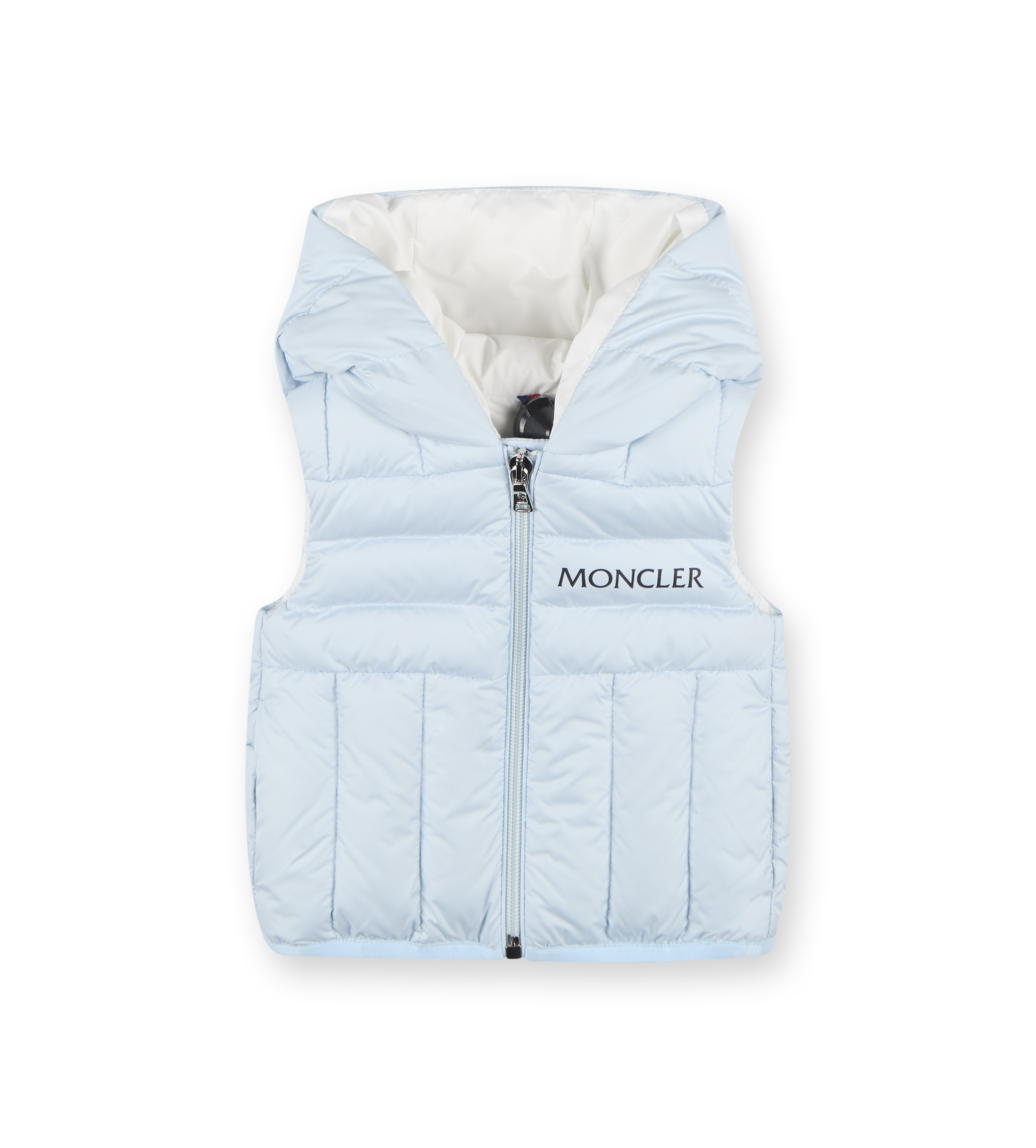 Nerville Hooded Gilet Light Blue