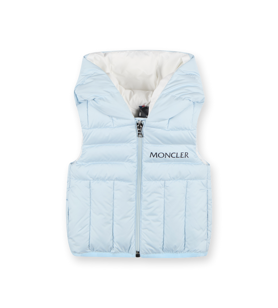 Nerville Hooded Gilet Light Blue