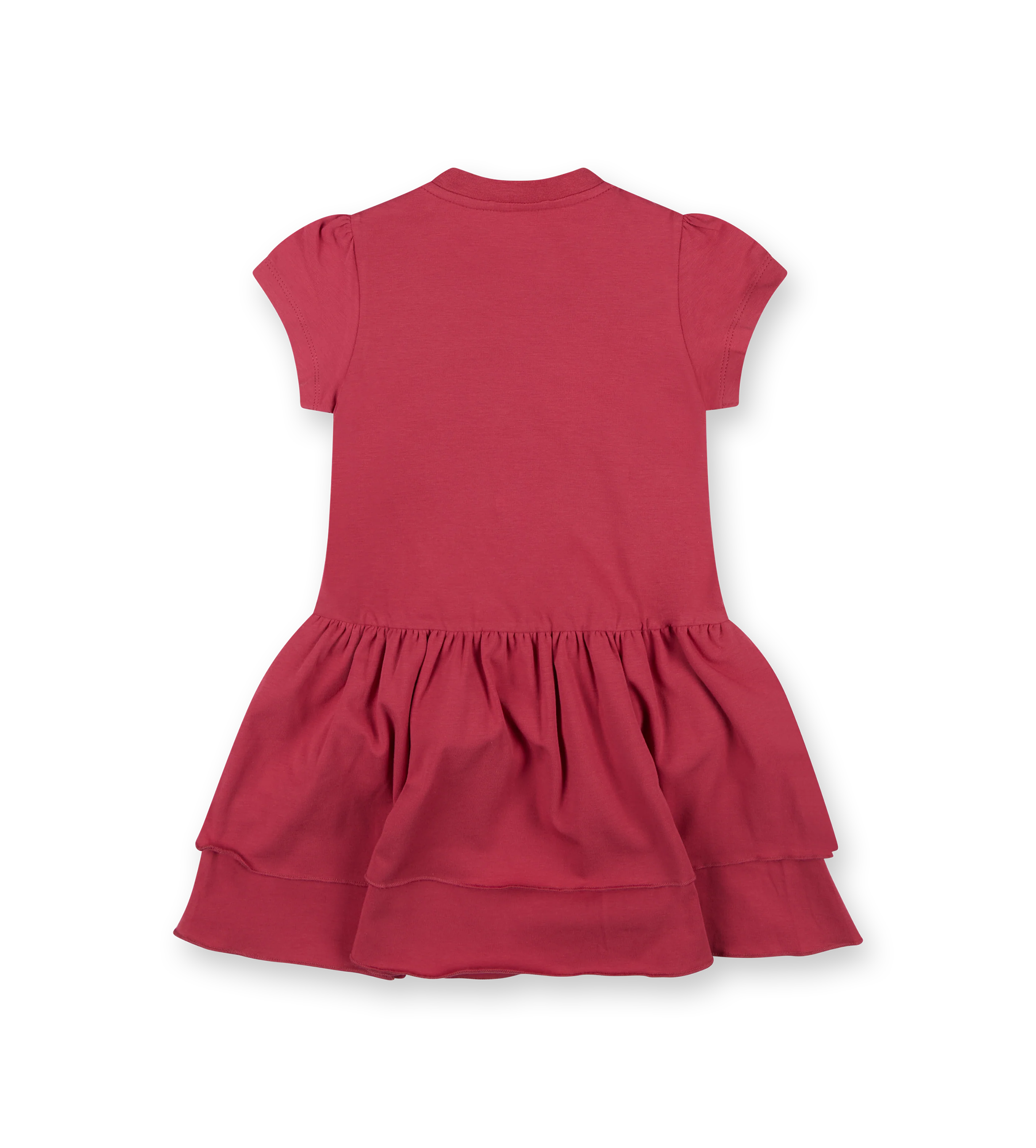 Ruffle Dress Coral Pink