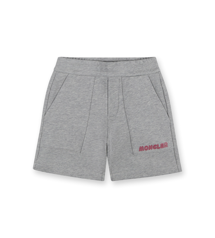 Optical Logo Shorts Grey