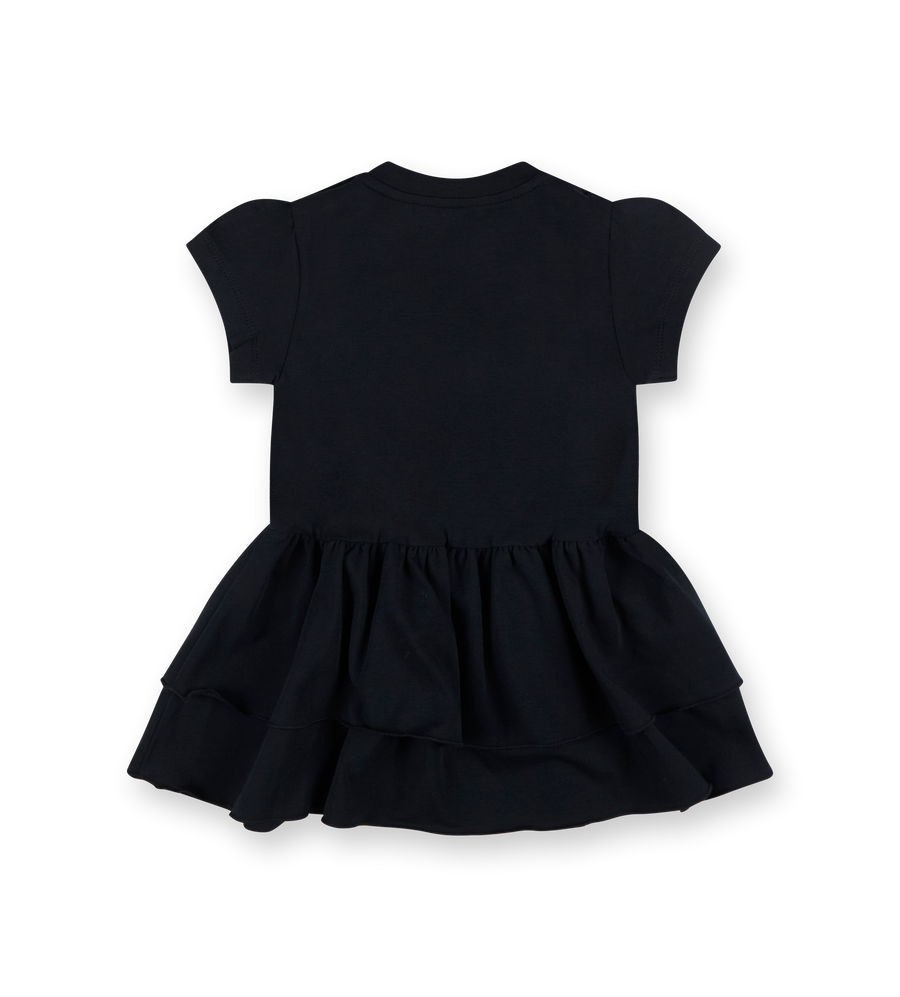 Ruffle Dress Black