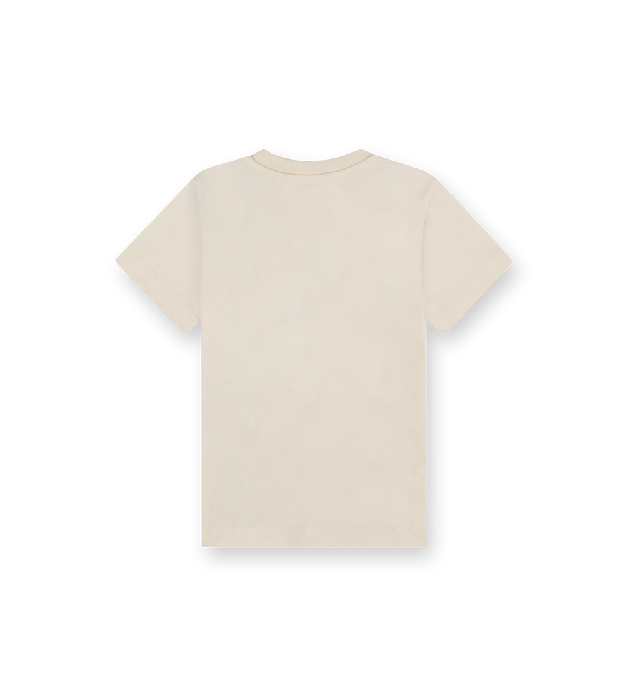 Embroidered Maglia T-shirt Beige