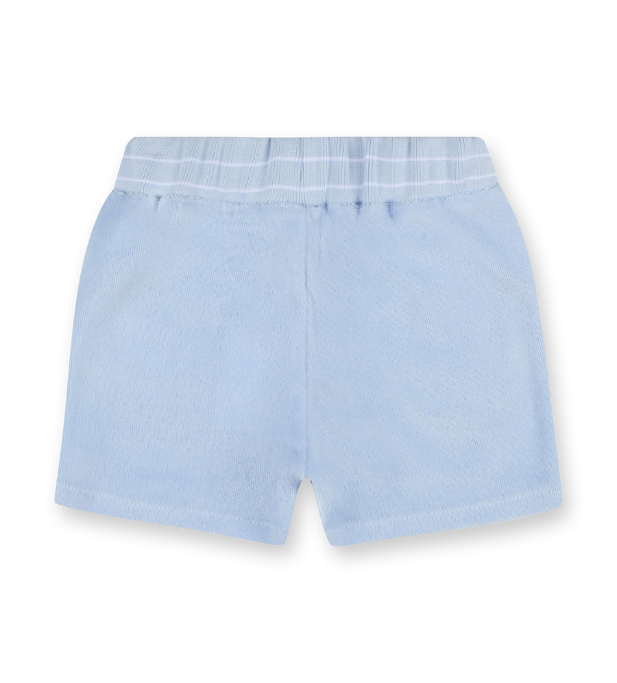 Gauze Sponge Shorts Bleu Lave