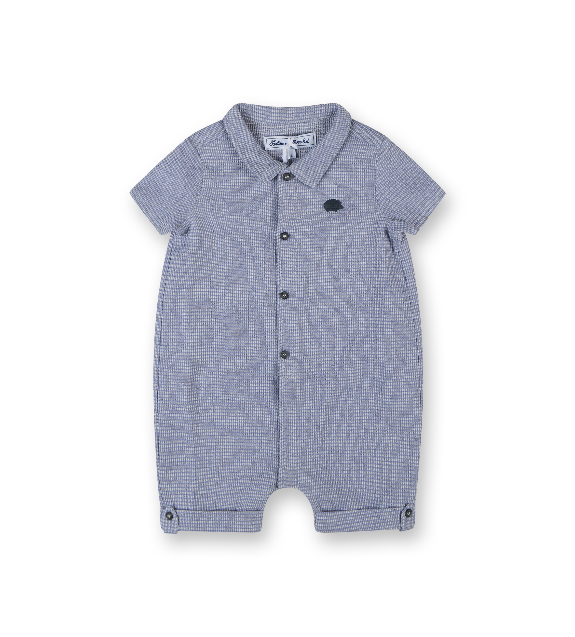 Babysuit Bleu Grise