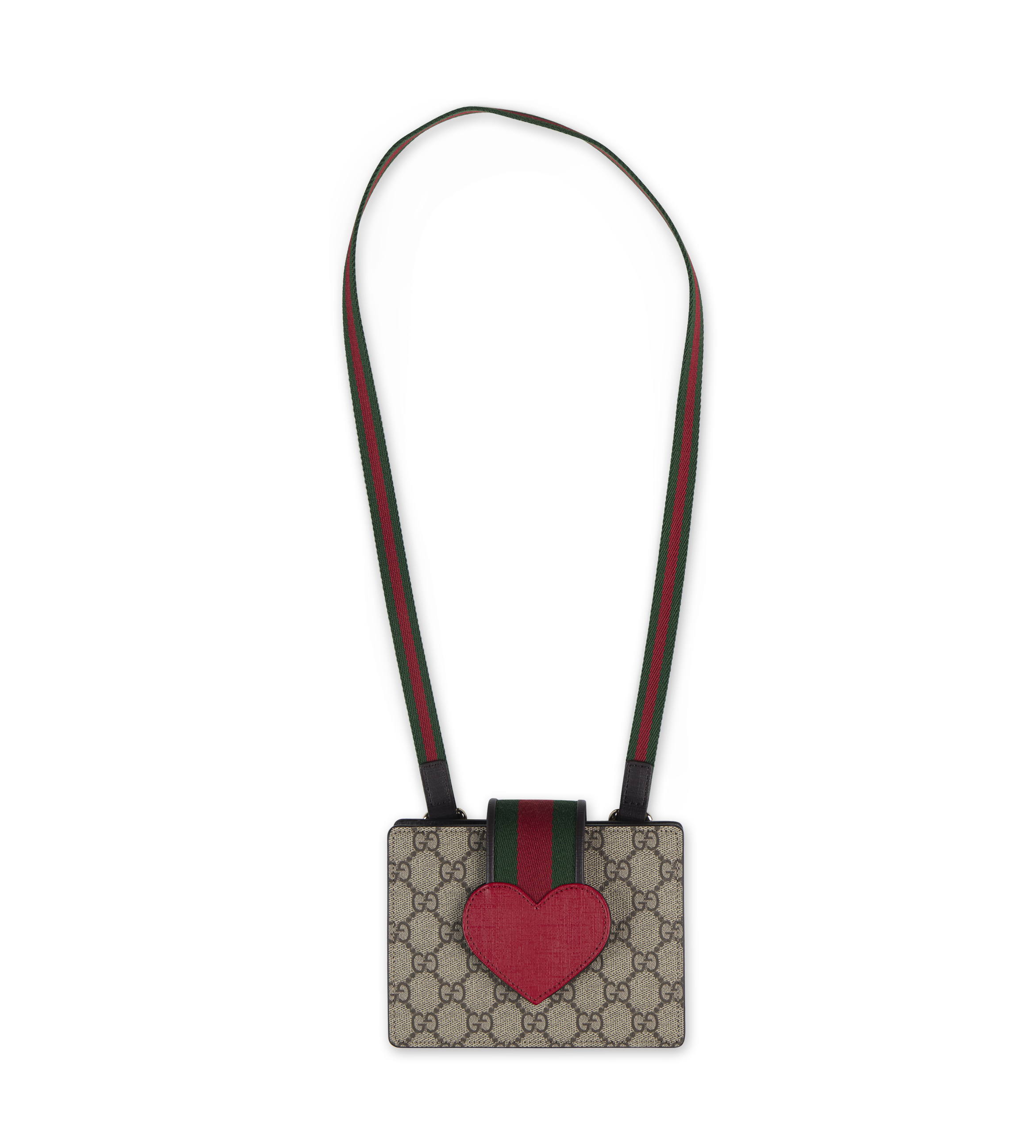 GG Handbag with Heart Beige