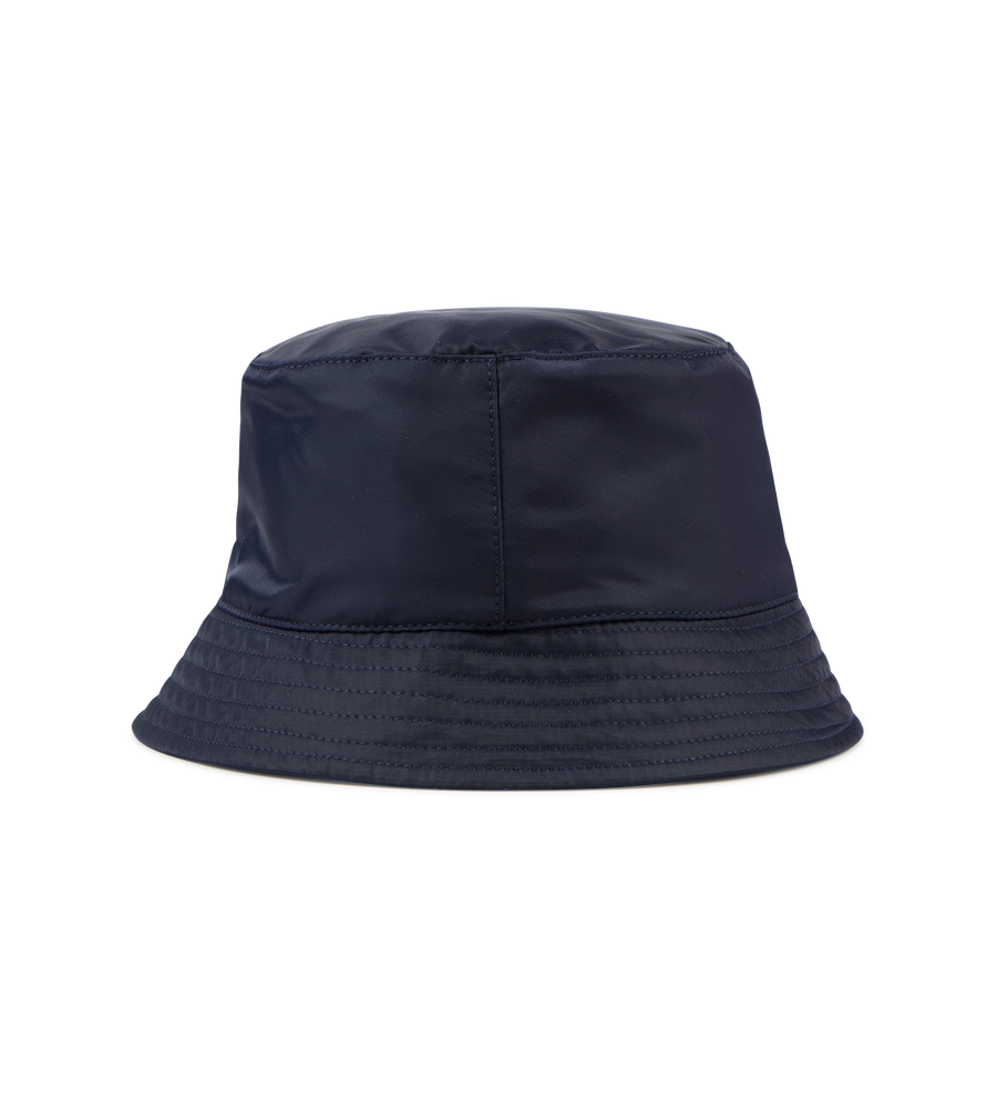 Logo-patch Bucket Hat Navy Blue