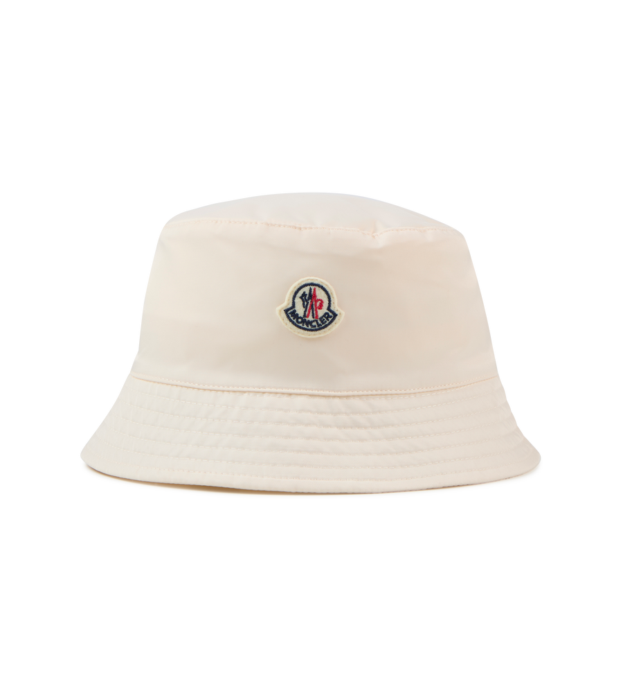 Logo-patch Bucket Hat Beige