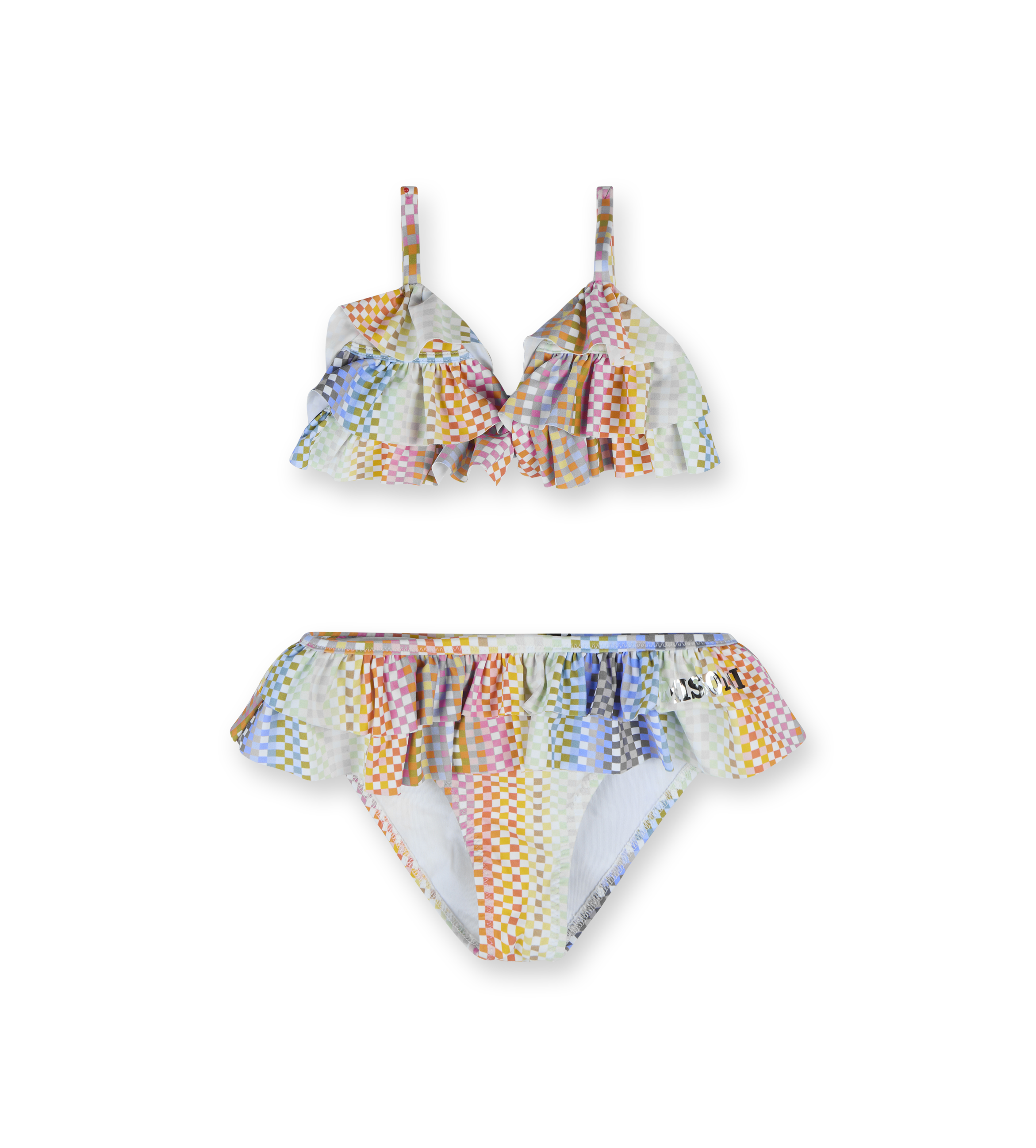 Ruffled Bikini Colourful