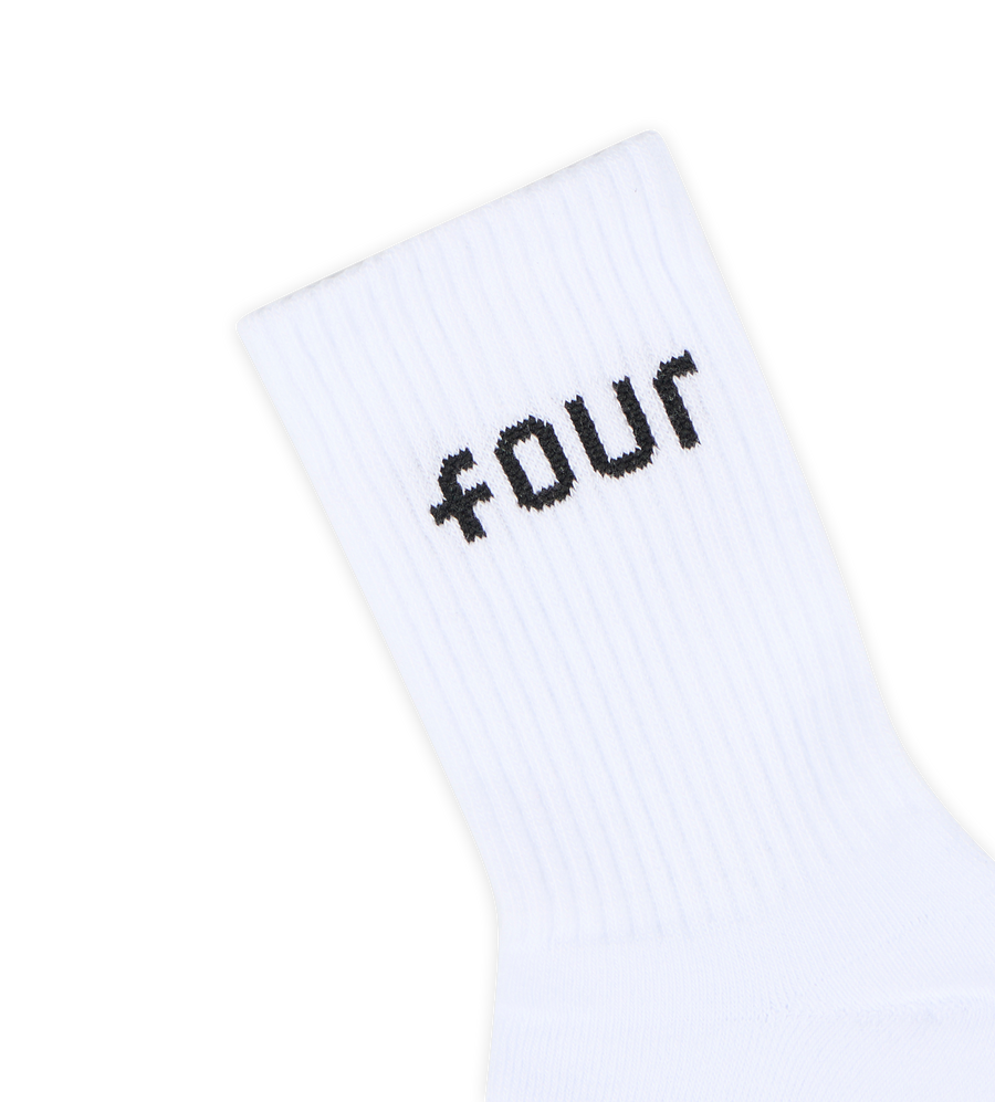 Logo Socks Panna & Black