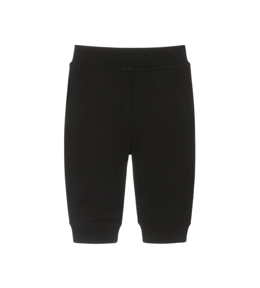 Baby Check Label Sweatpants Black