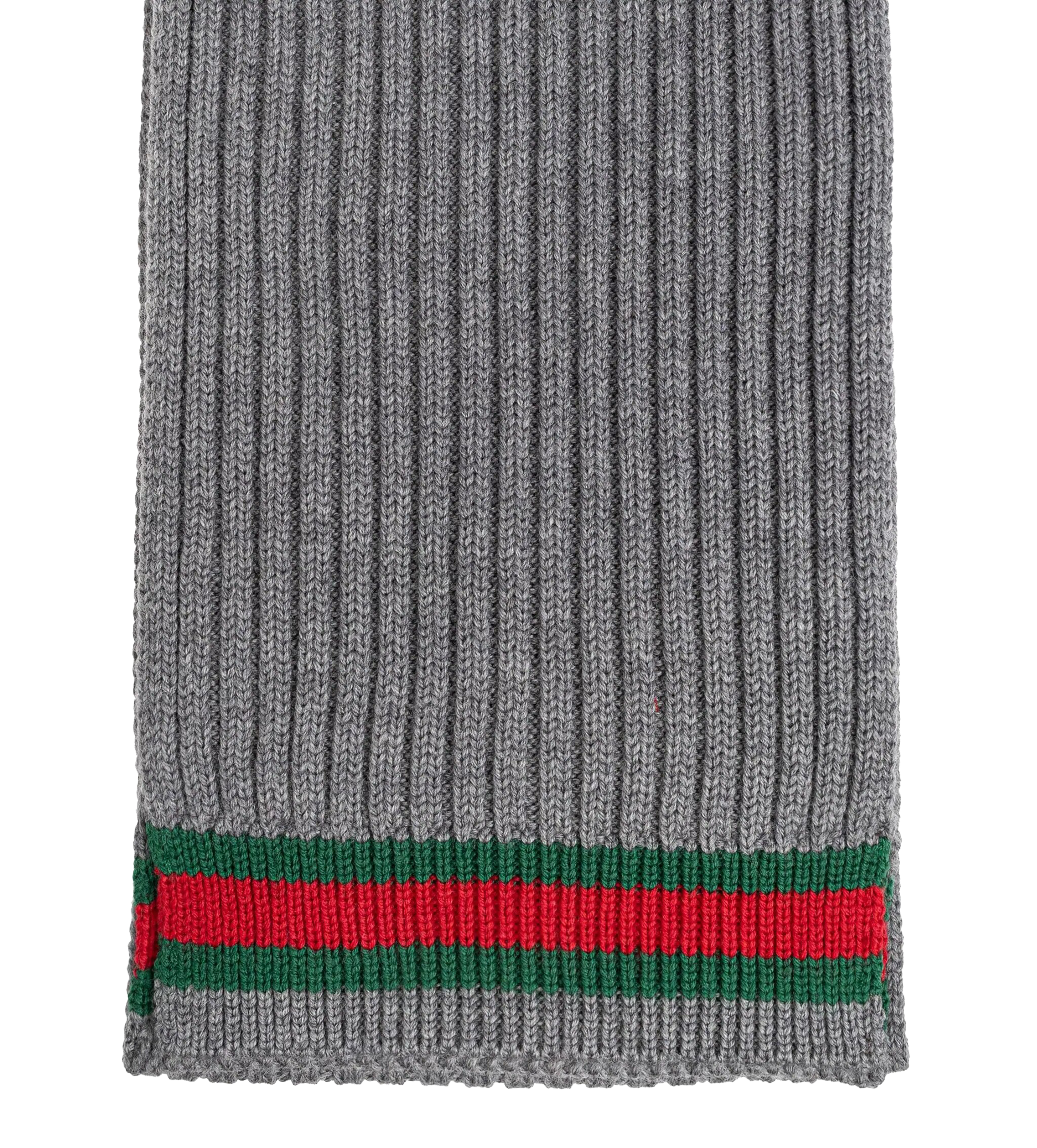 Wool Scarf Graphite/Dark Green