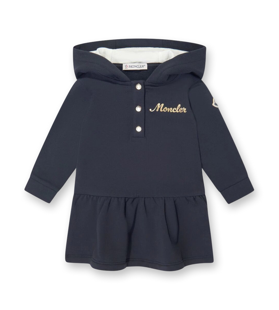 Hooded Dress Navy