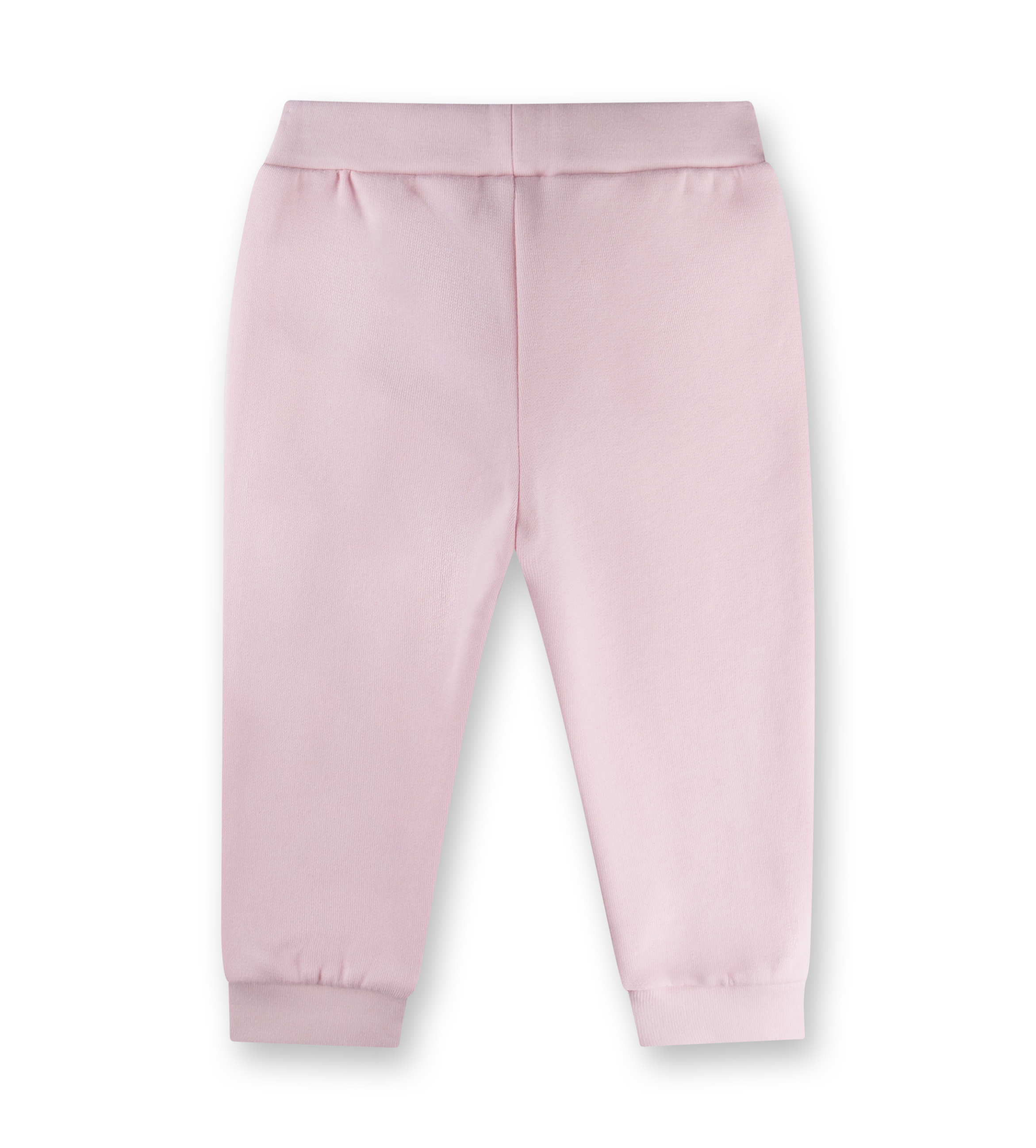 Logo-Appliqué Cotton Pants Rosa