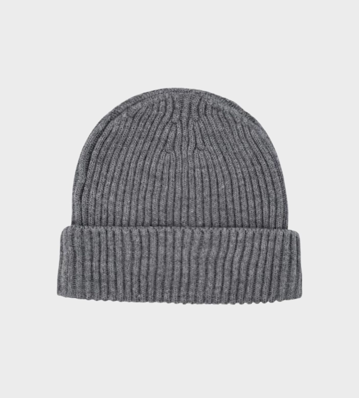 Logo Patch Beanie Grey