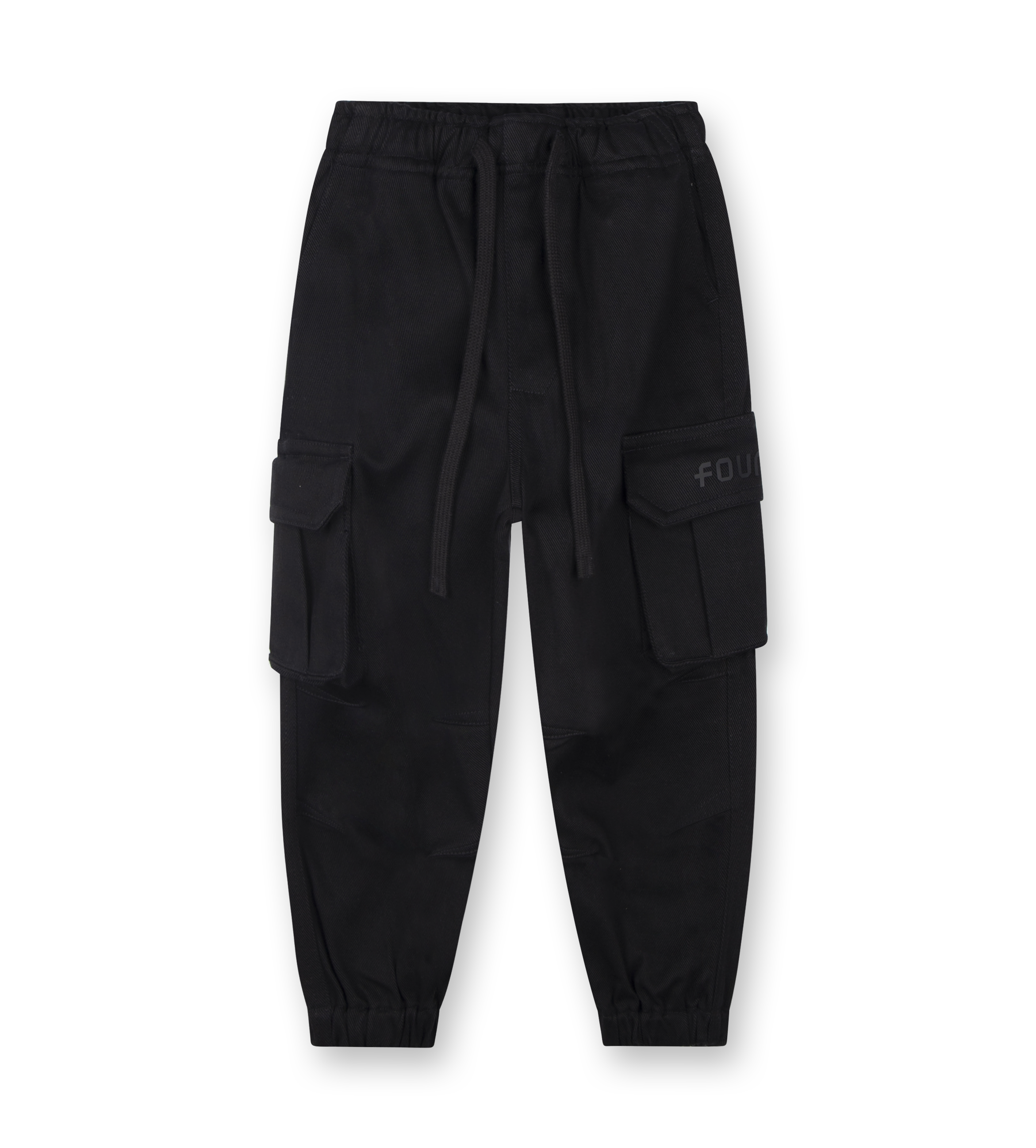 Logo Parachute Pants Black