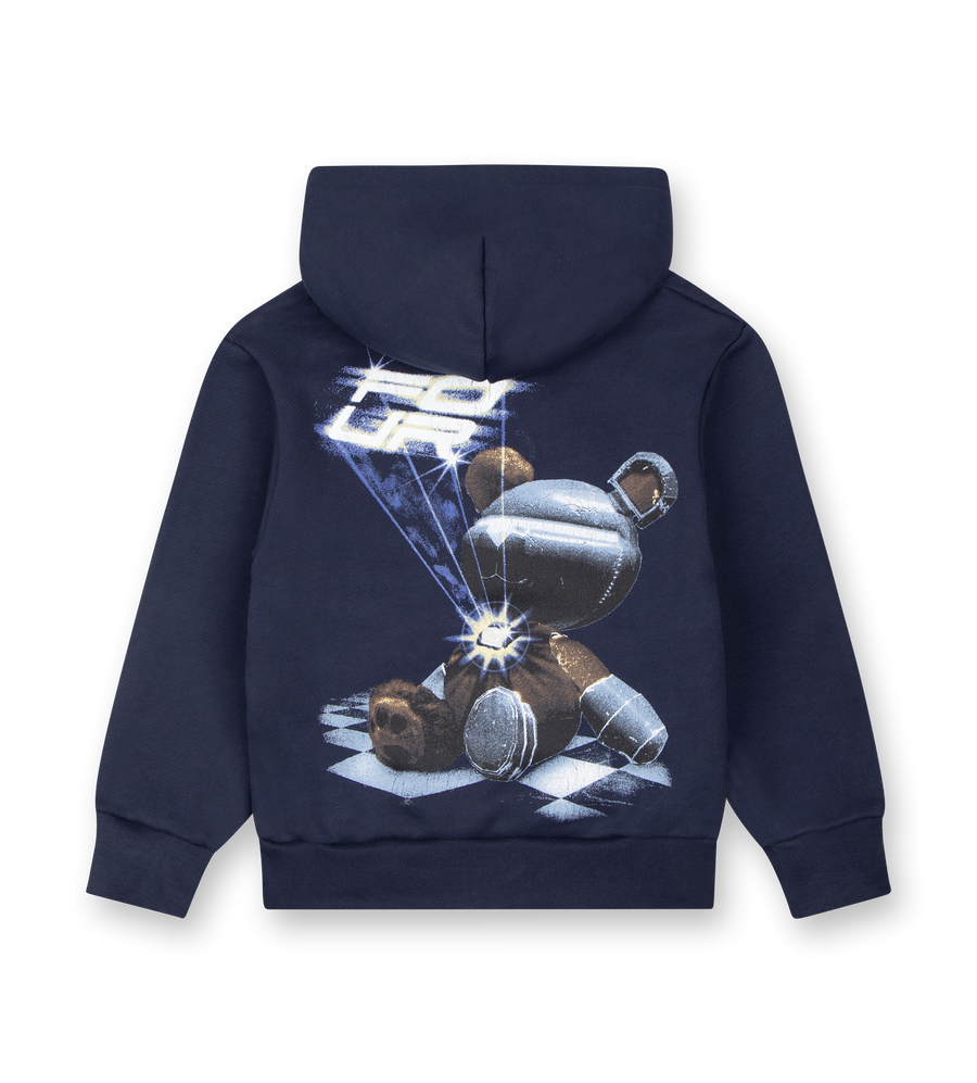 Bear Hoodie Marine Blue