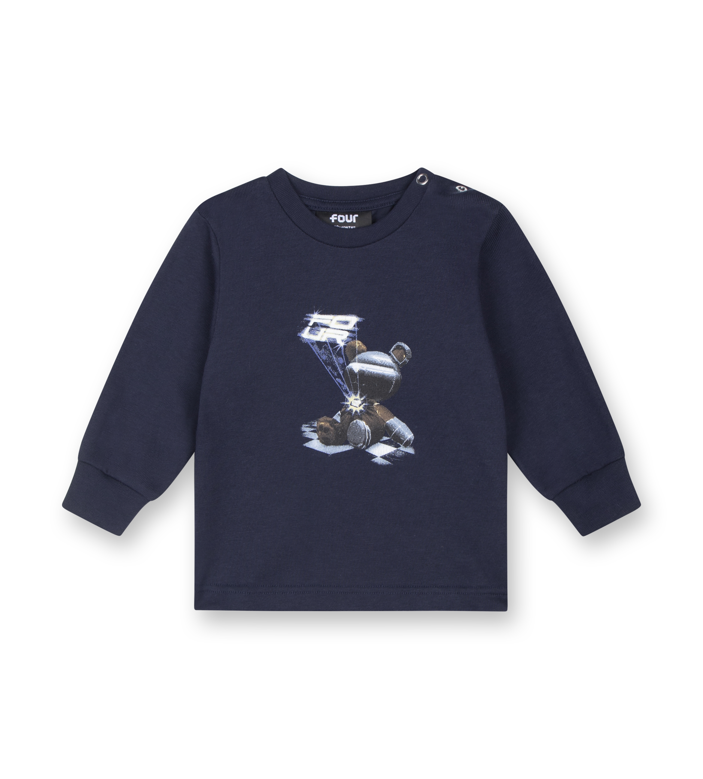 Baby Bear Long Sleeve Marine Blue