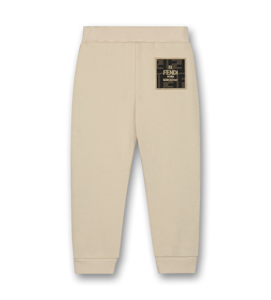 Appliqué-Logo Sweatpants Linen