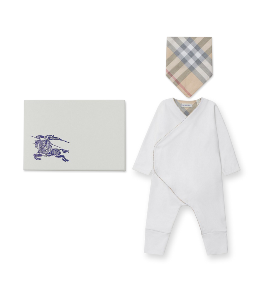 Two-piece Baby Gift Set White