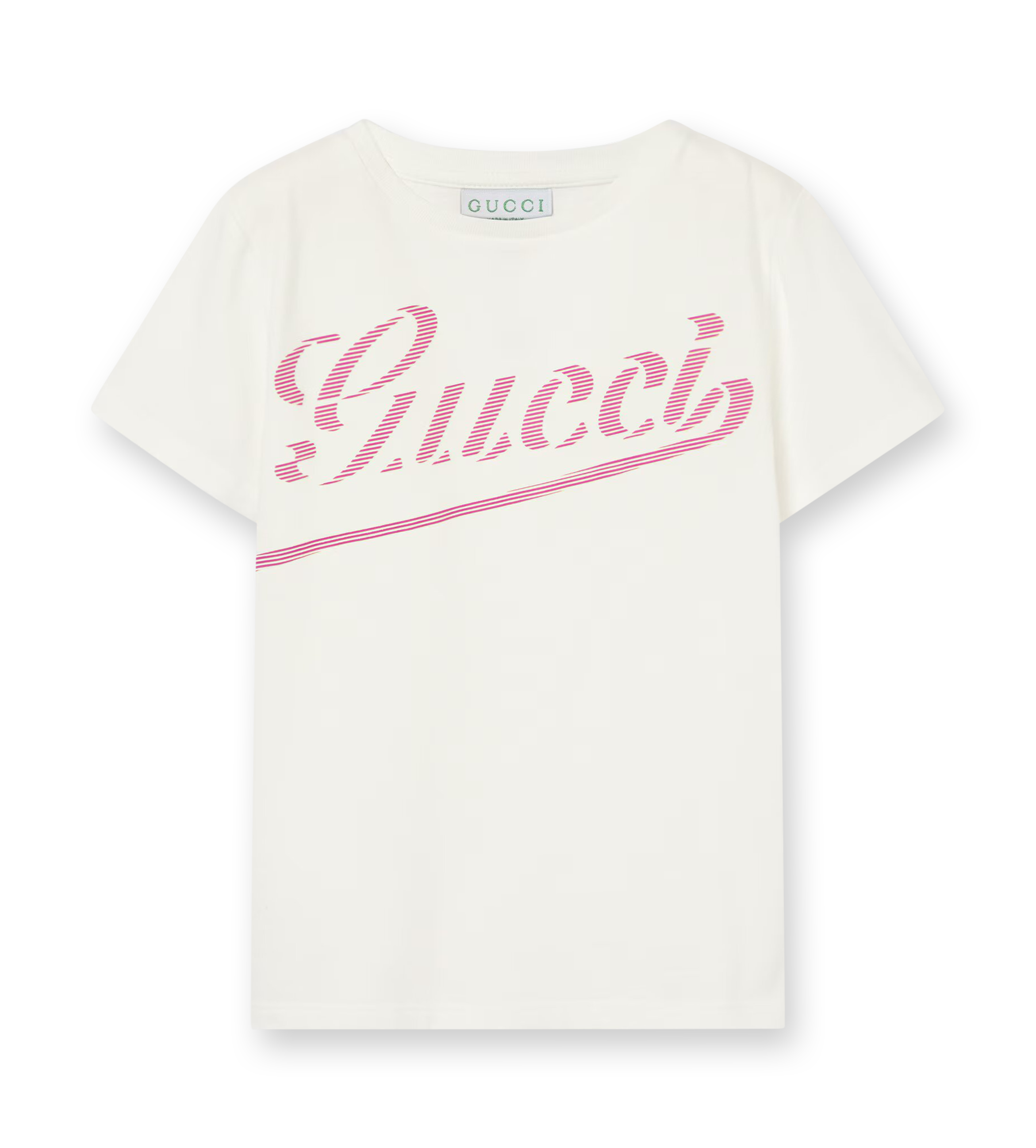 Printed T-shirt White/Pink