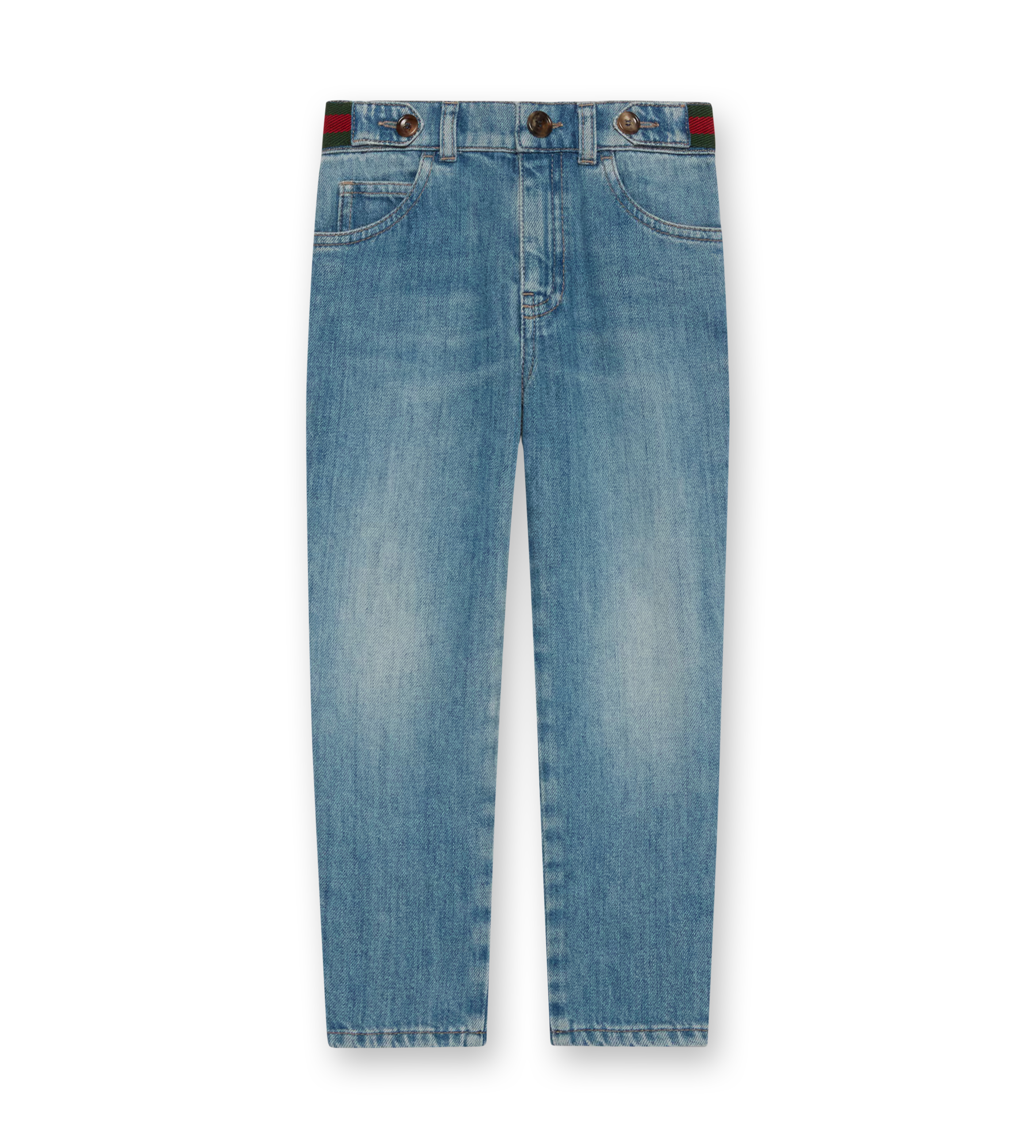 Denim Trousers Washed Blue