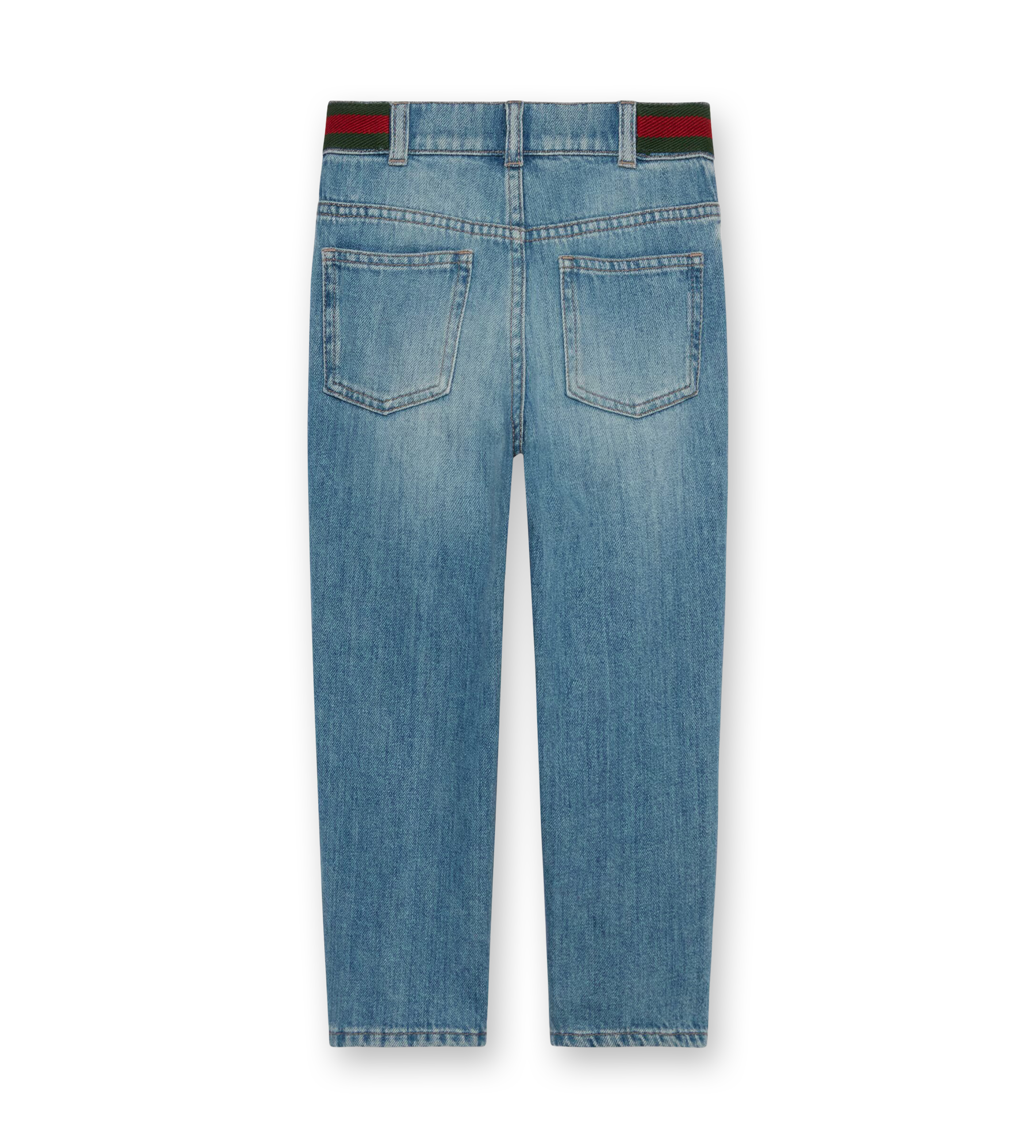 Denim Trousers Washed Blue