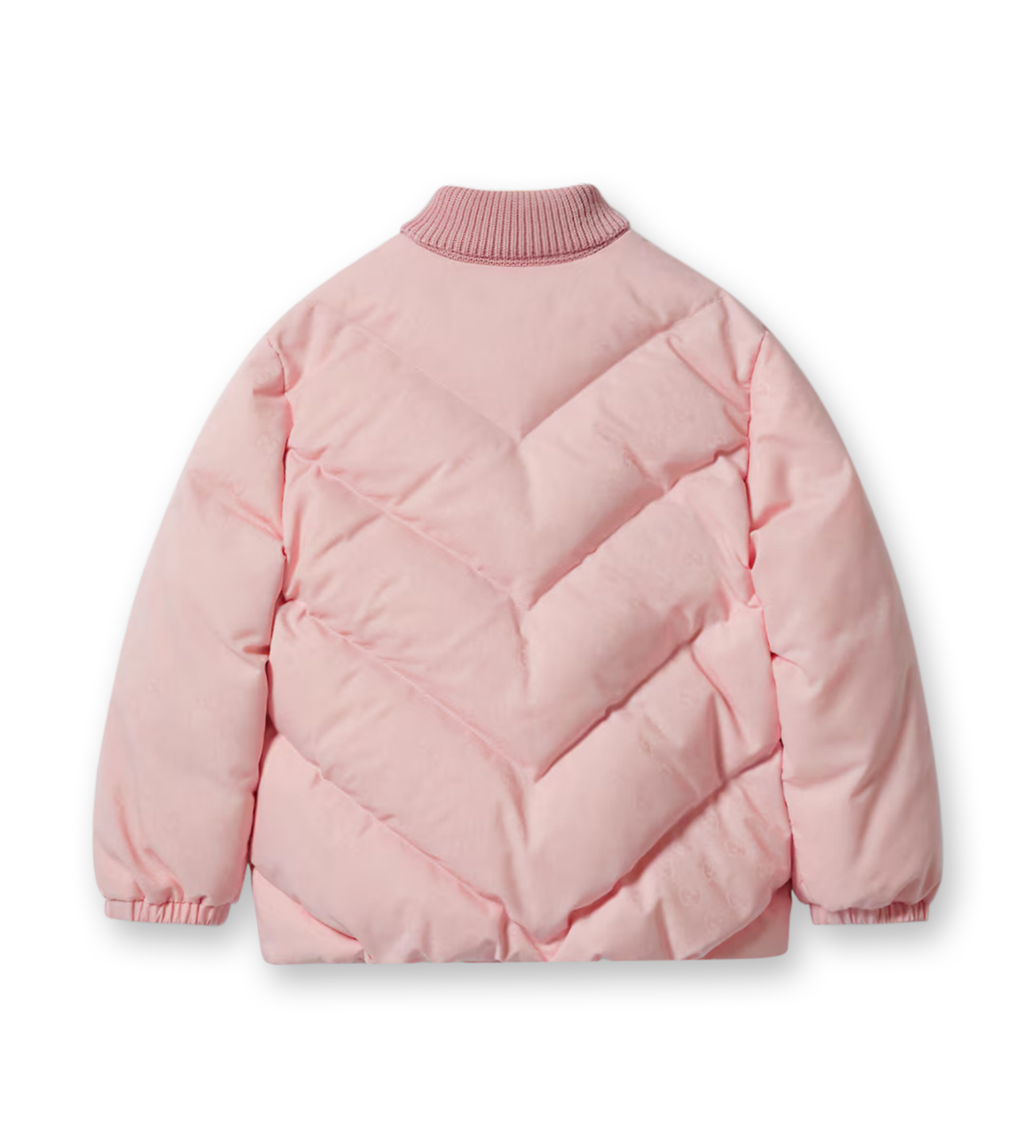 GG Nylon Bomber Jacket Poetic Rose