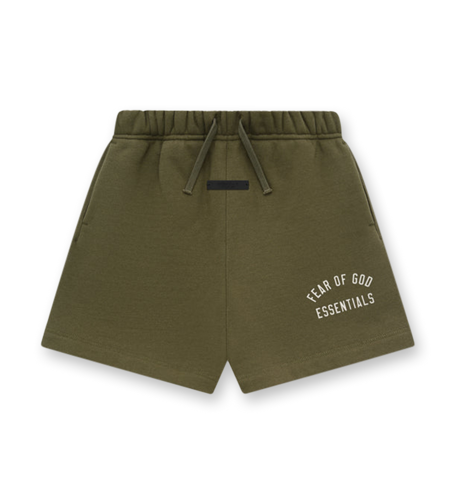 Fleece Soccer Shorts Military