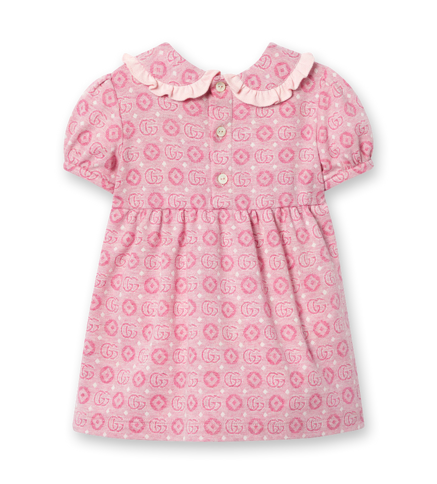 Double G Cotton Dress Pink