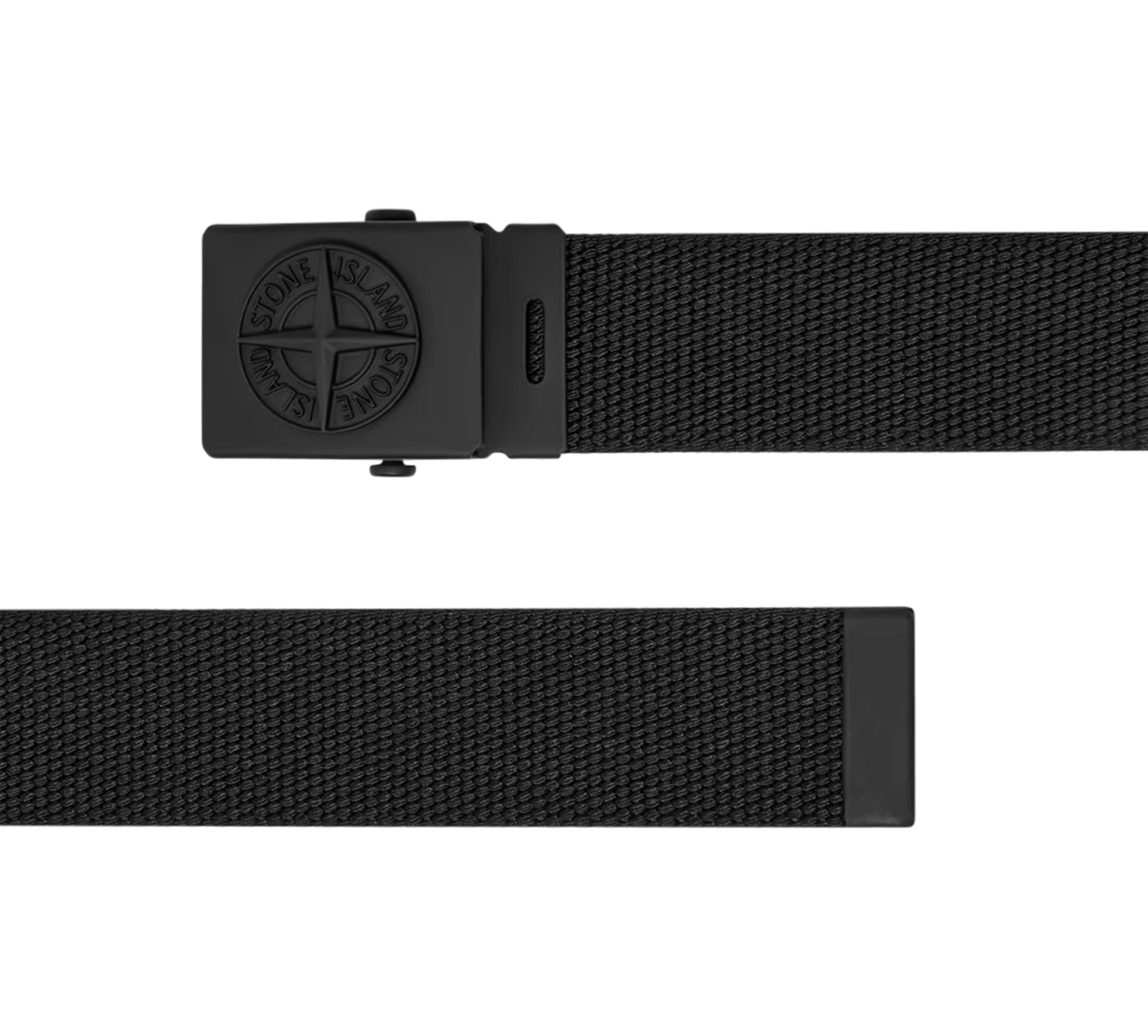 Belt with Compass Buckle Black