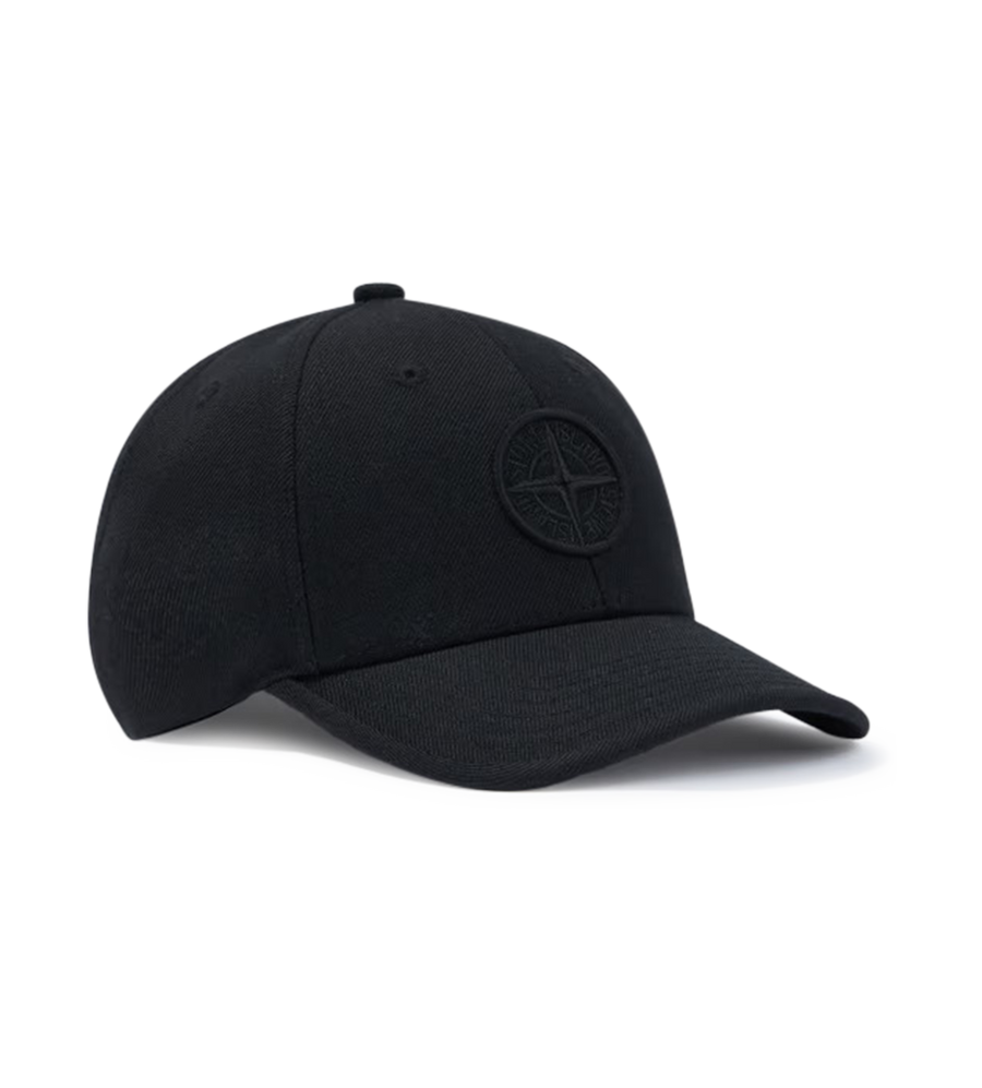 Adjustable Cap with Logo Embroidery Black