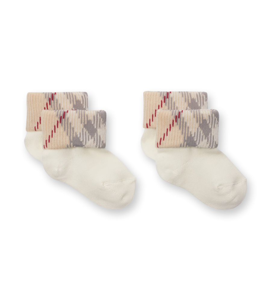 Two-piece Socks Set White