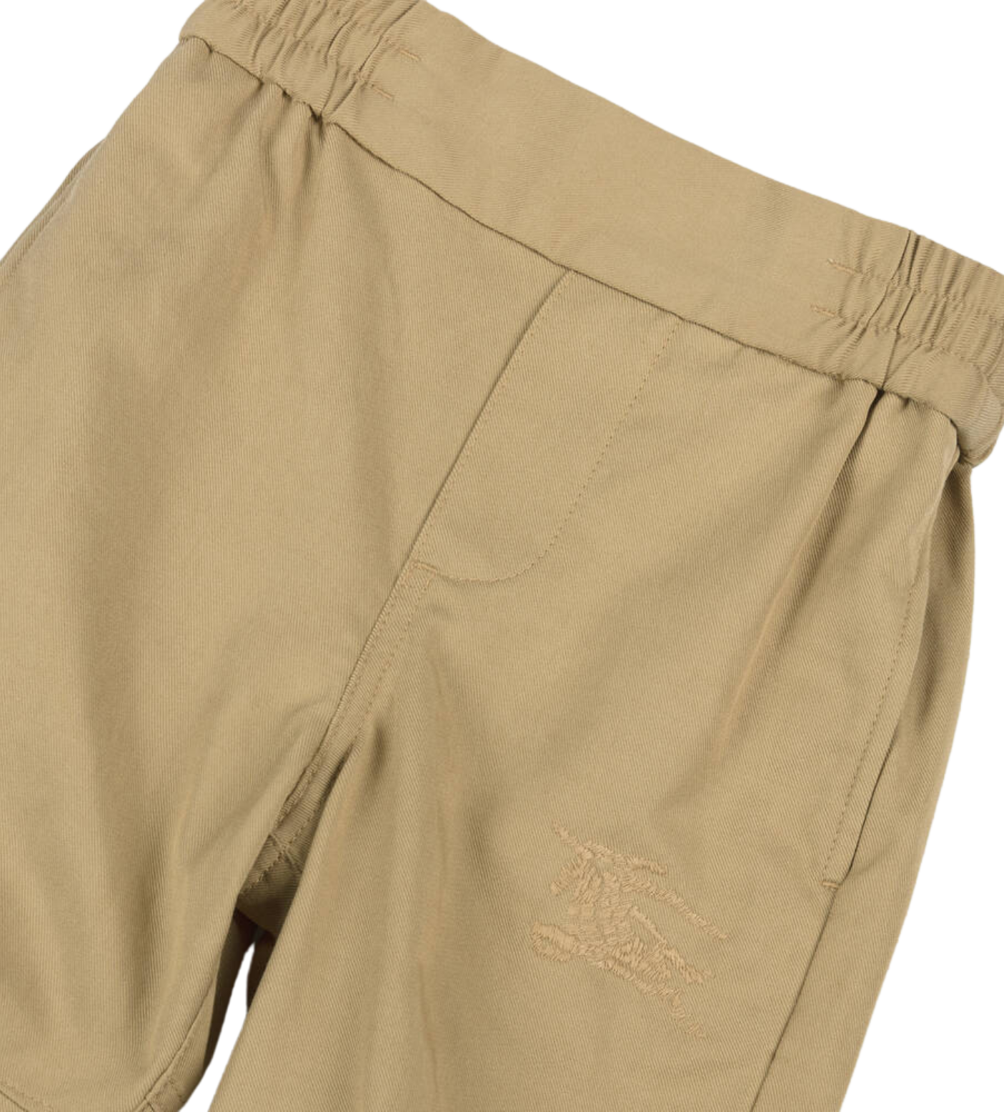 Baby Cotton Blend Trousers Sand