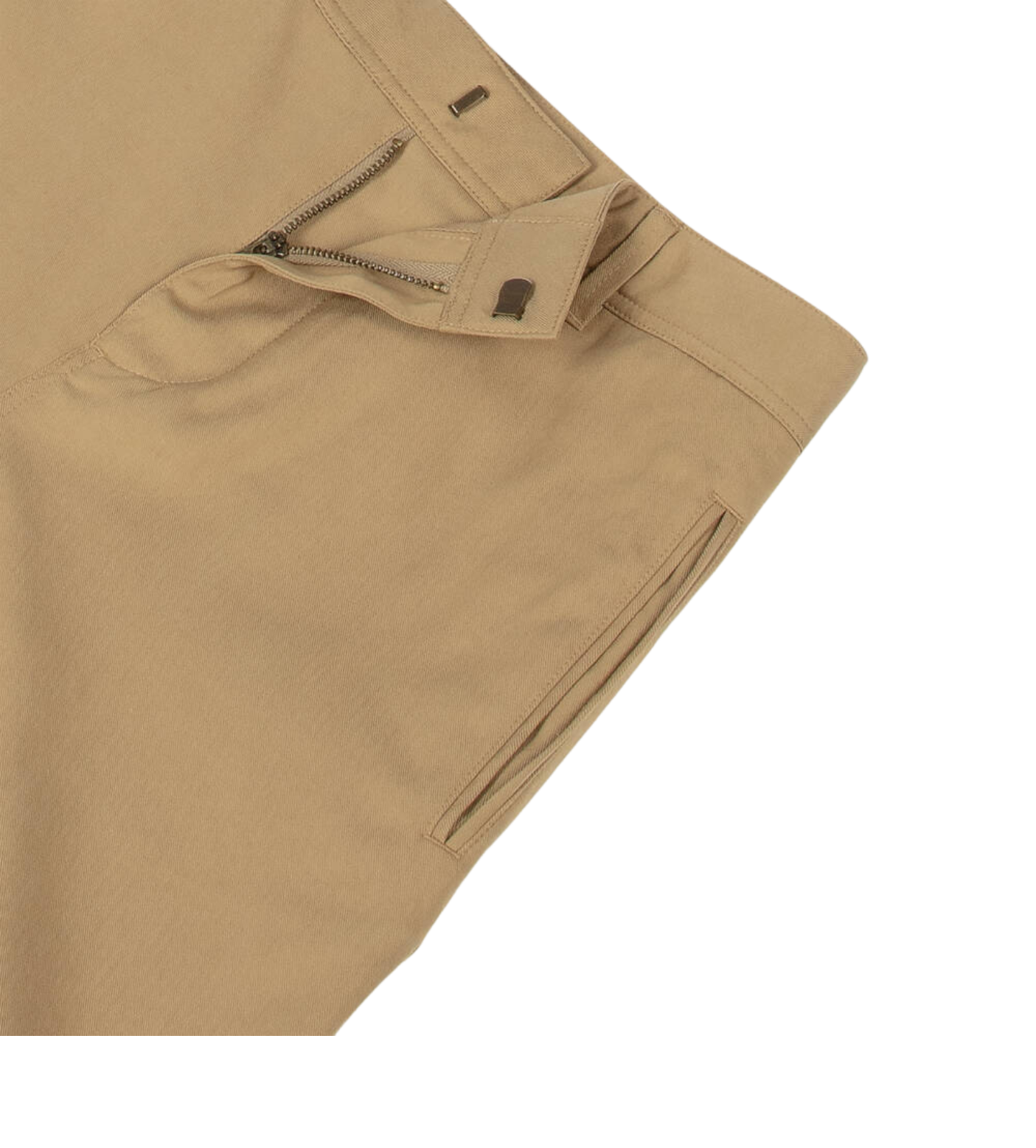 Cotton Blend Trousers Sand