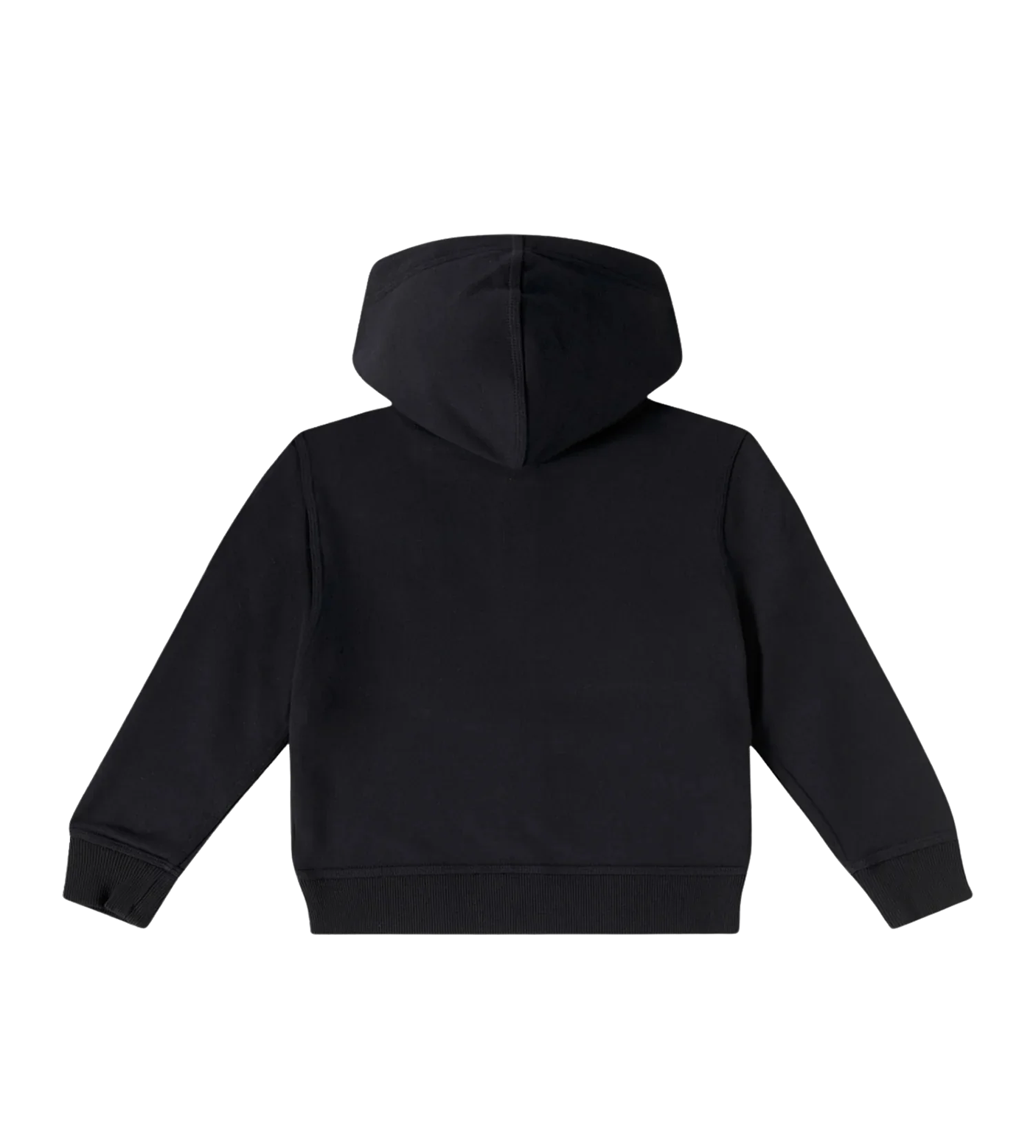 Baby Check Label Zip Hoodie Black